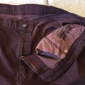 Men’s 511 Levi Red Jeans size 40